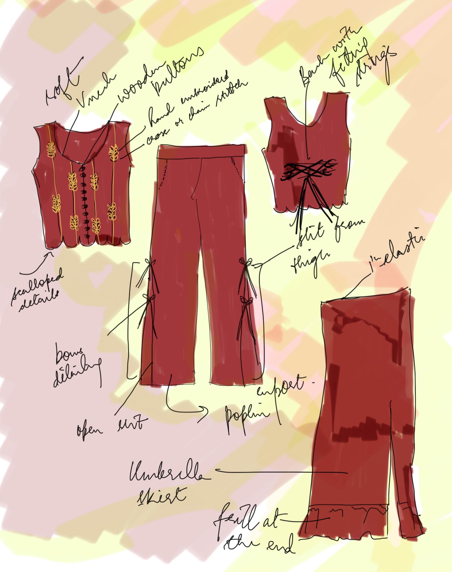 Claret Ease Set