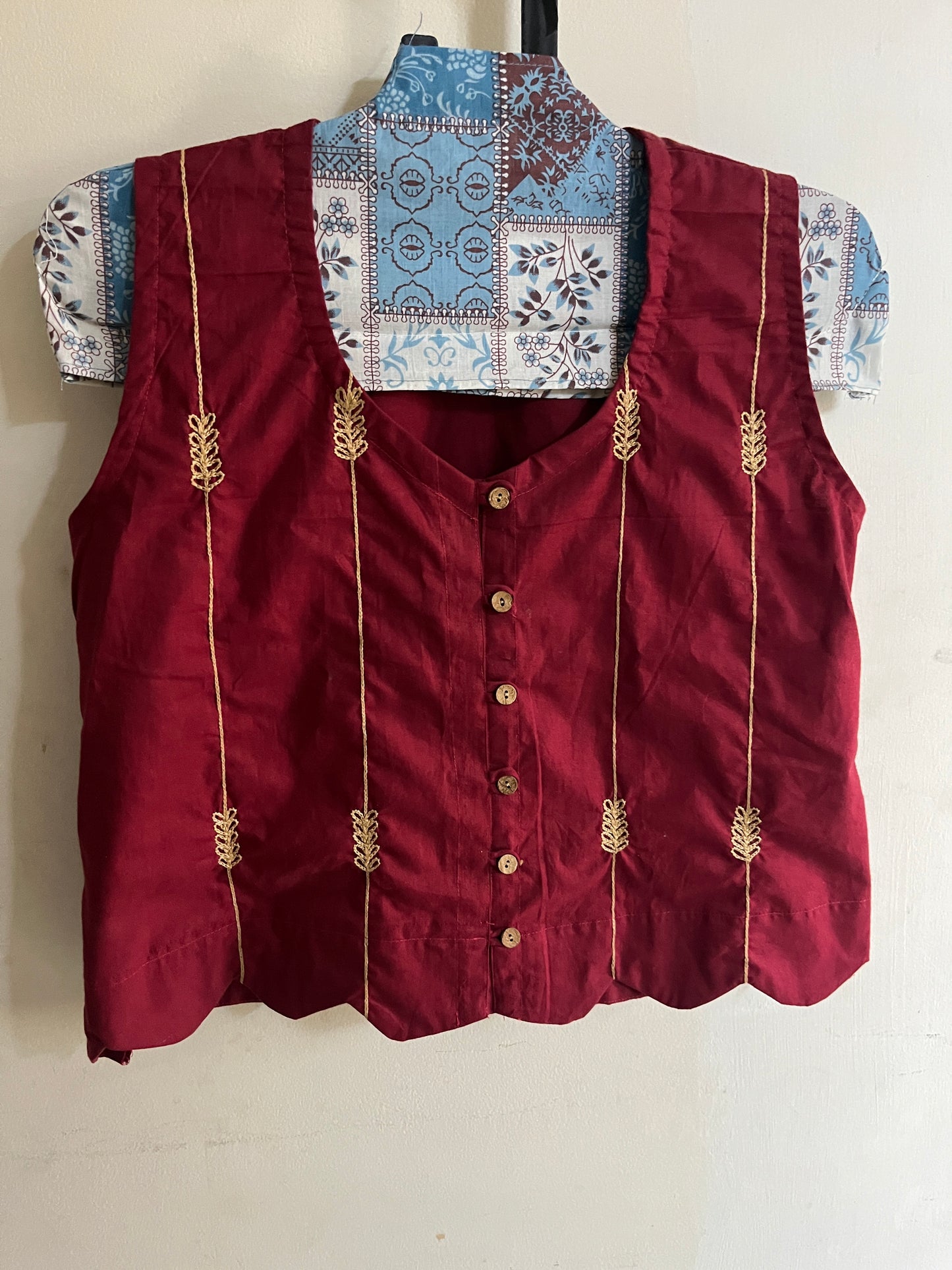 Claret Ease Top