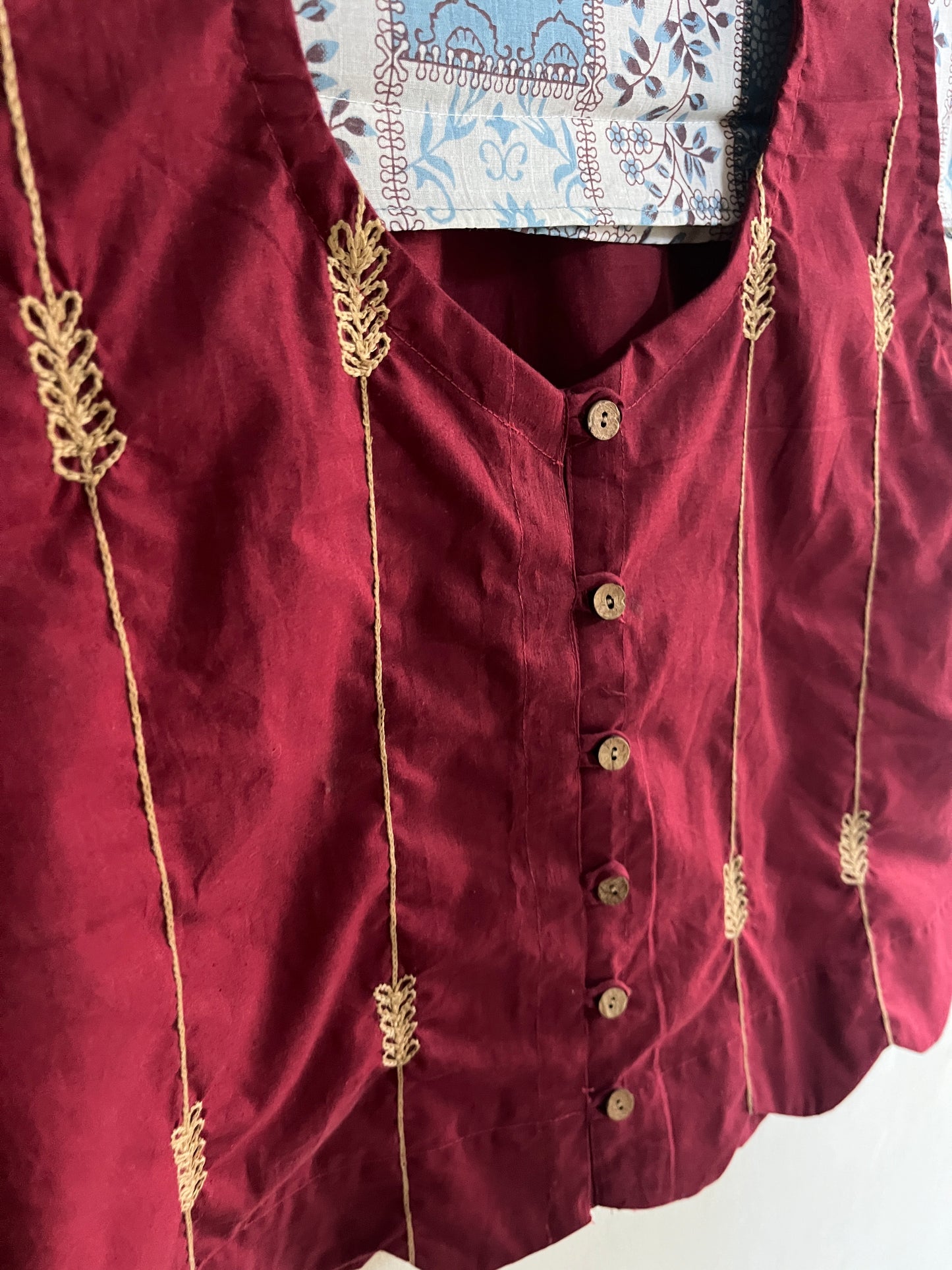 Claret Ease Top
